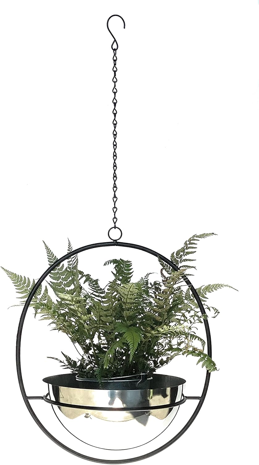 Blumenampel 96087 im Vintage Look, L / Höhe 78 cm