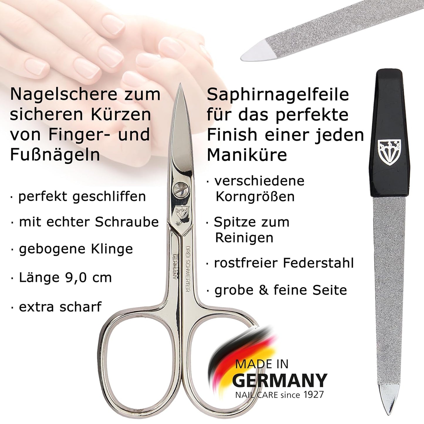 Nagelpflegeset 'Venezia', WEISS