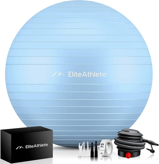 Ergonomischer Gymnastikball für Fitness und Schwangerschaft, Frosty Cloud 85cm