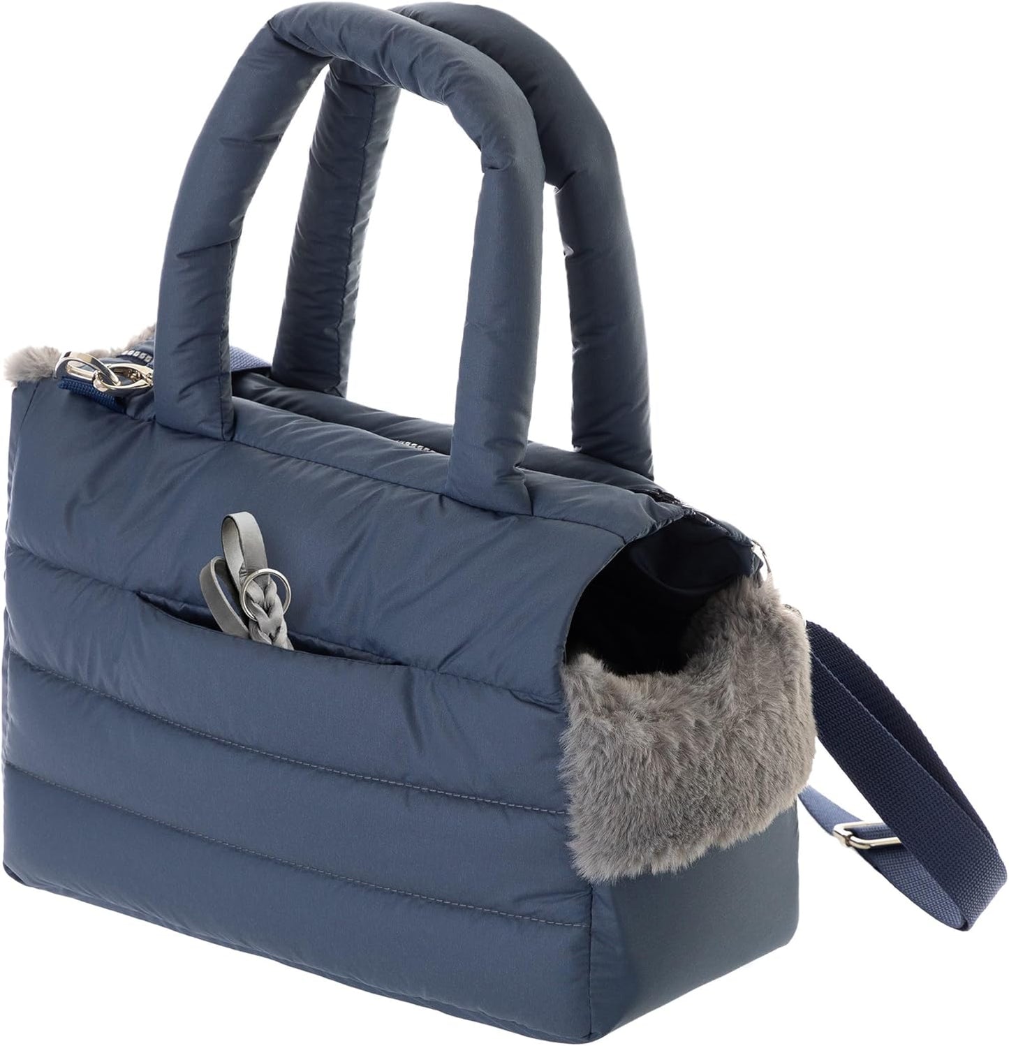 Hundetragetasche für kleine Hunde, Small - Length 36 x Width 17 x Height 24 DUNKELBLAU