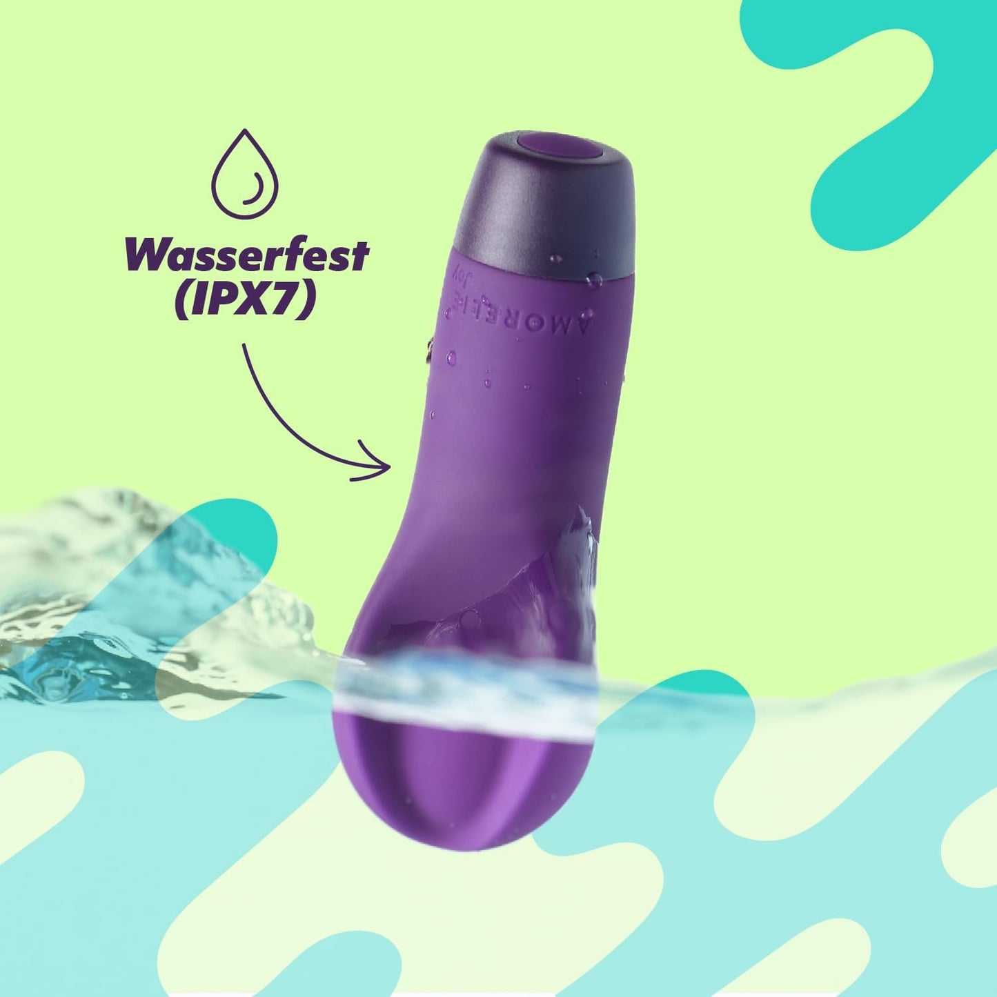 Auflegevibrator Groove, Lila