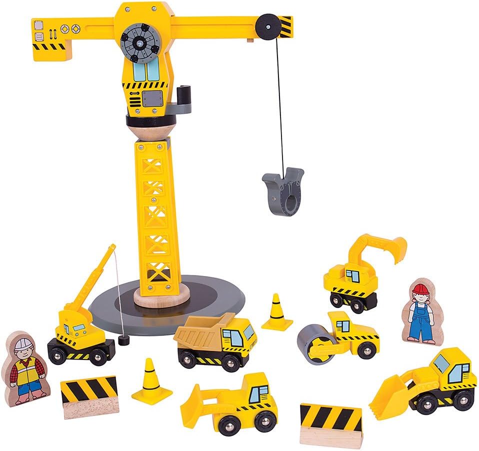 Baukasten Set mit Krananlage