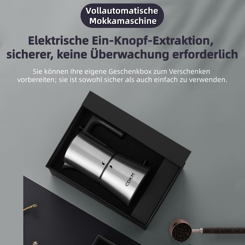 Elektrische Mokkakanne MC-70A, 3-6 Tassen, automatische Abschaltung