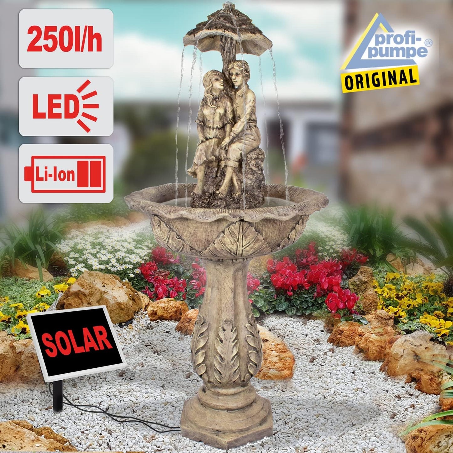 Solar-Gartenbrunnen, 7-TD01103