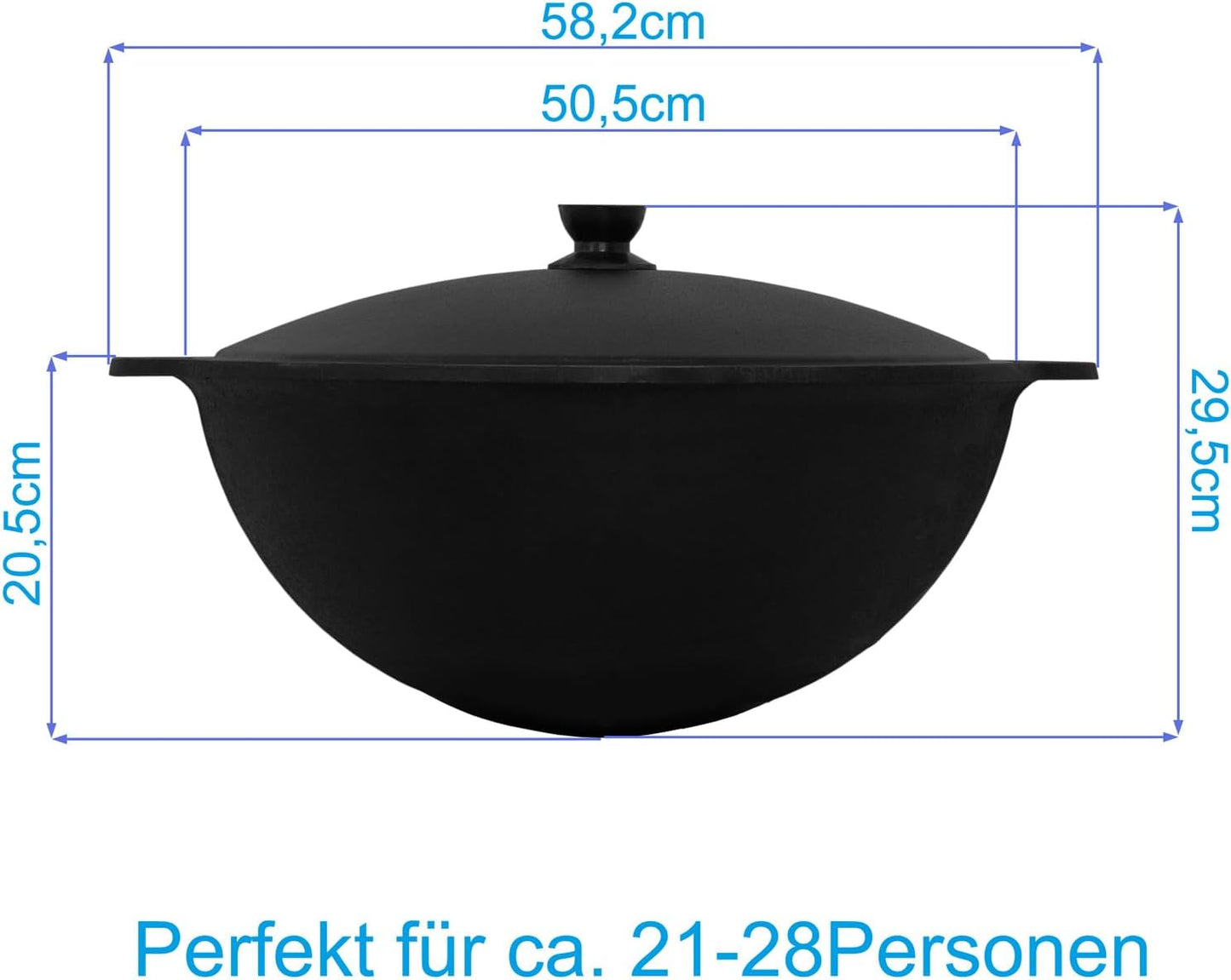 Utschak mit Zubehör, Ø40 cm + 12 L