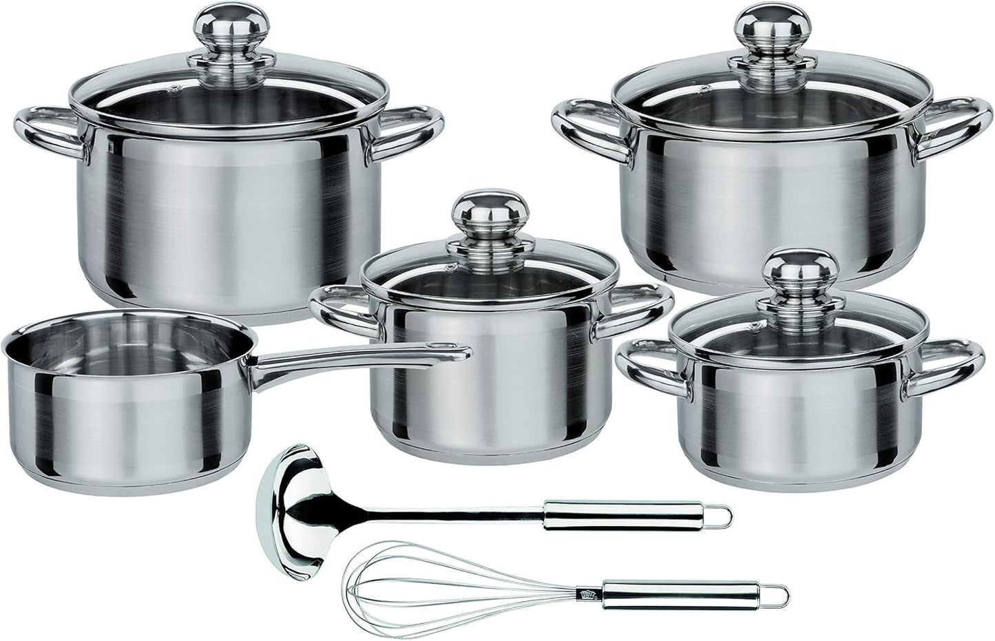 11-teiliges Kochtopf-Set Silver Star