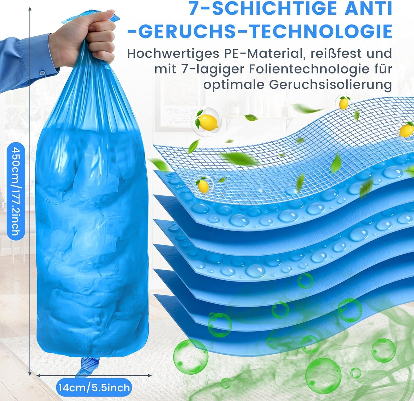 Windeleimer Nachfüllkassetten Set (18 Stück), 18 Stück