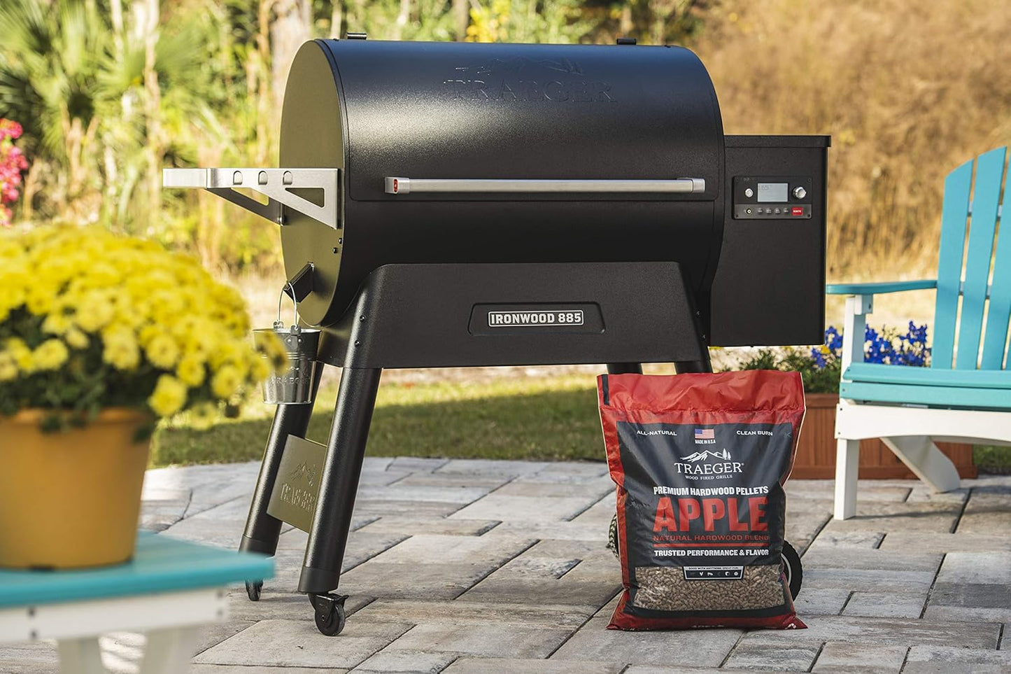 Apfel Naturholzpellets für Smoker und Grill, Apfel 9 kg