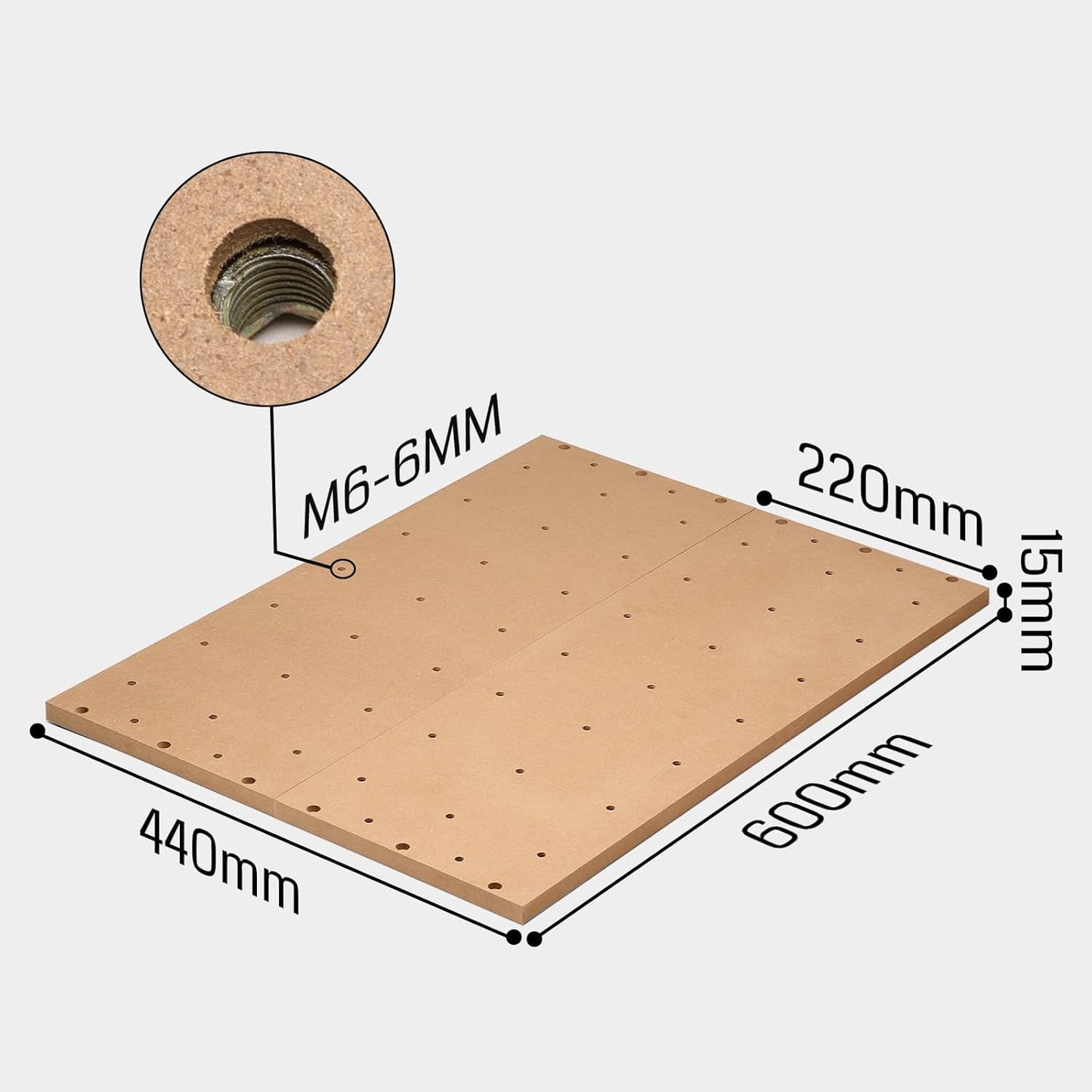 MDF Arbeitsplatte für CNC-Maschine