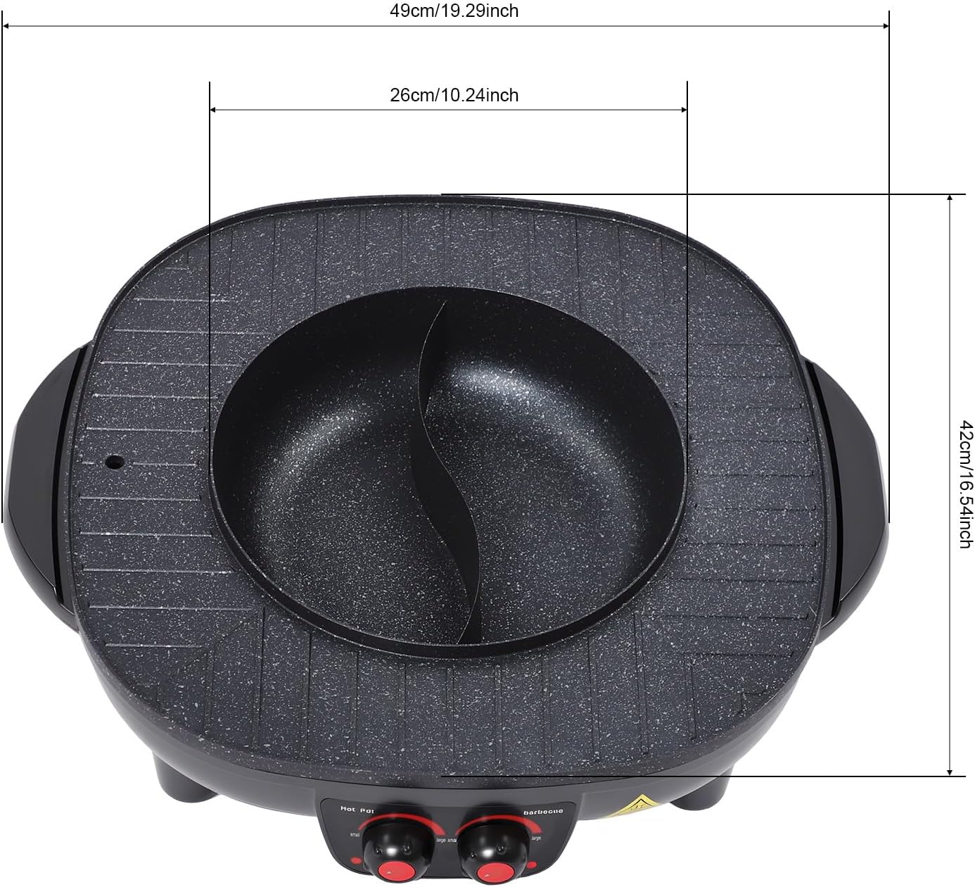 2in1 Grill-Hotpot-Kombination