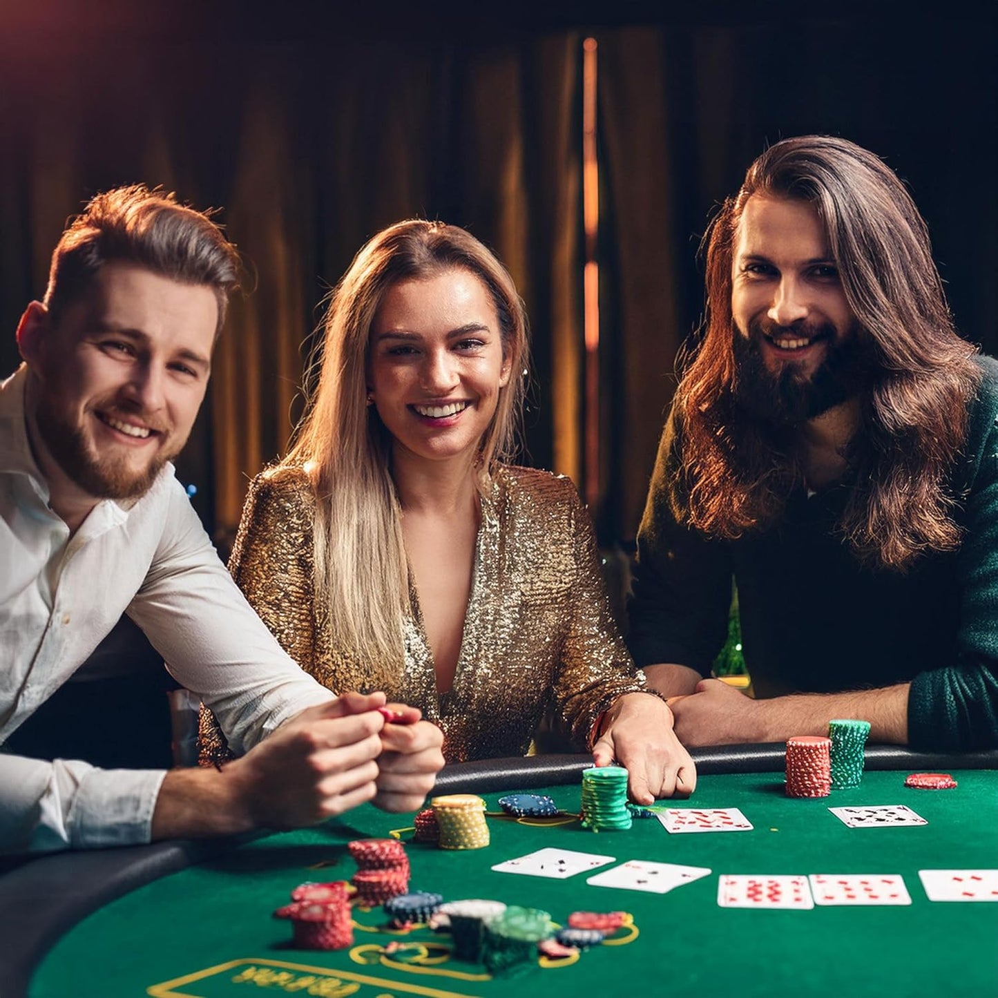 Pokerkoffer, 500 Chips