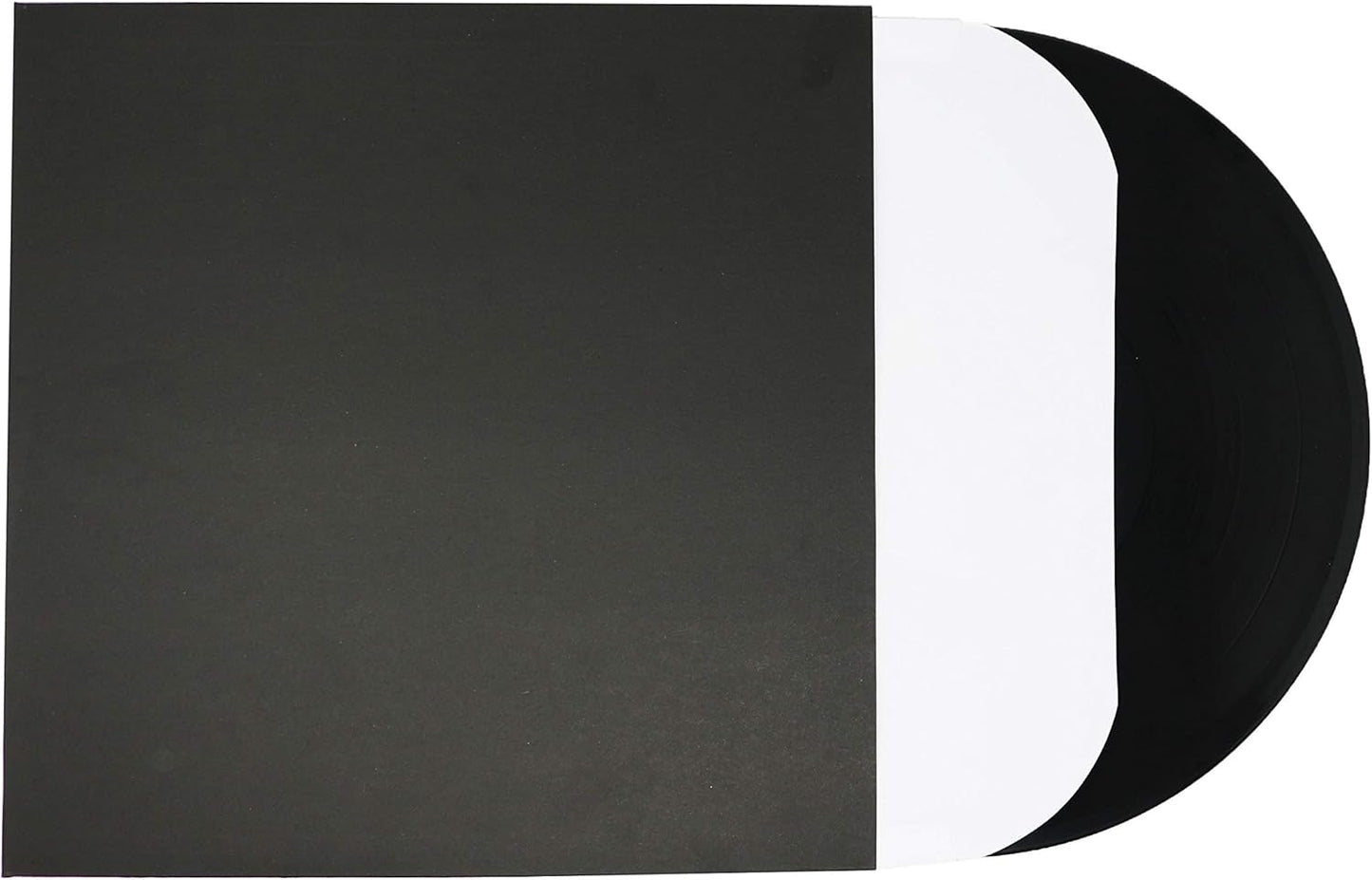 Hüllen für Leermedien (Album Jacket 12 Zoll), 12 Zoll Schwarz