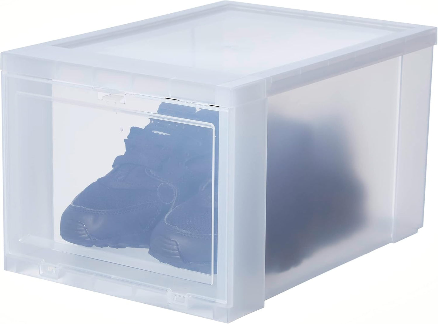 Transparente Schuhaufbewahrungsboxen-Set (6 Stück, stapelbar), Transparent B22 x T32 x H18/6er-Set