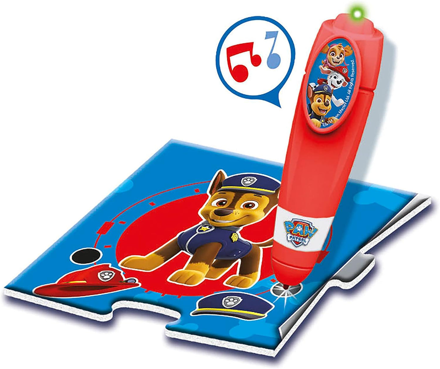 Quiz-Bodenpuzzle mit Elektronischem Stift (70x100 cm), Paw Patrol