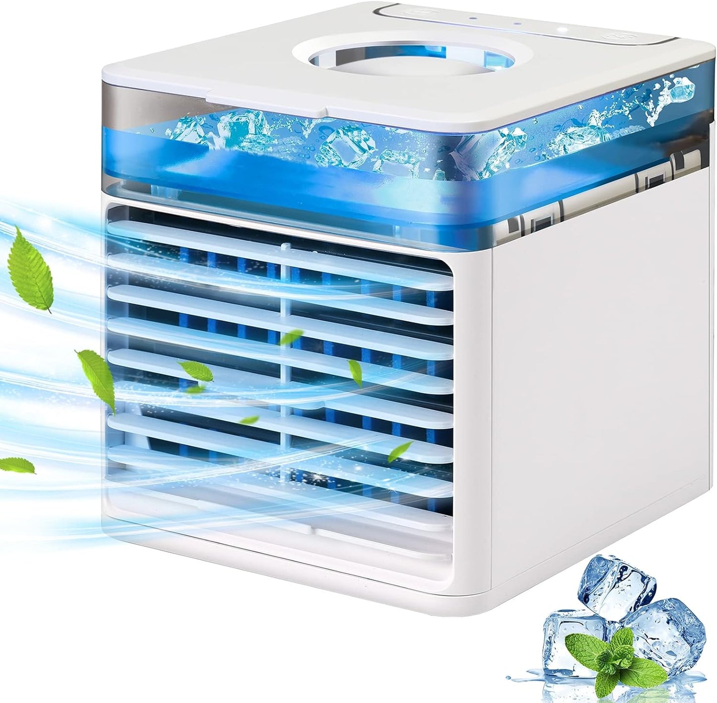 4-in-1 tragbare Klimaanlage, Weiss