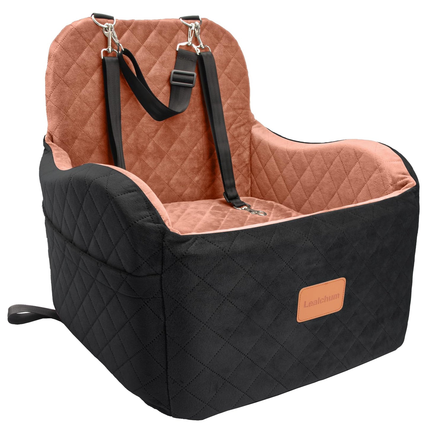 Hunde-Autositz für kleine und mittelgrosse Hunde, Black/Brown Medium