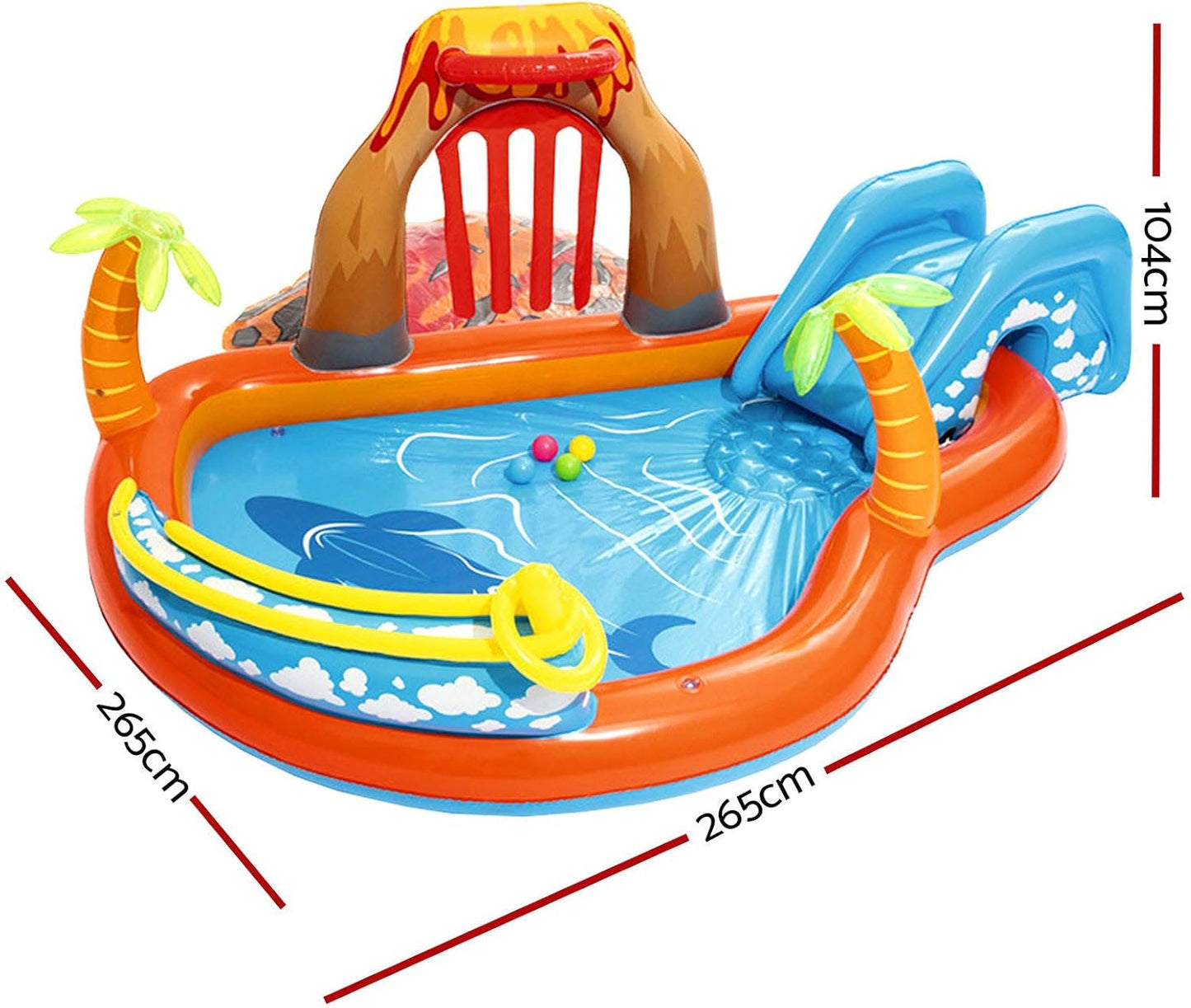 Wasserspielcenter Lava Lagoon für Kinder ab 2 Jahren