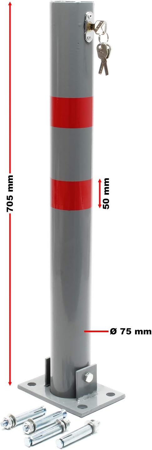 Klappbarer Parkpfosten