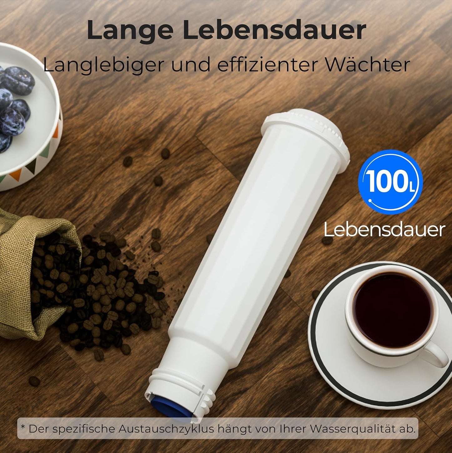 4er-Pack Kaffee-Wasserfilterpatronen