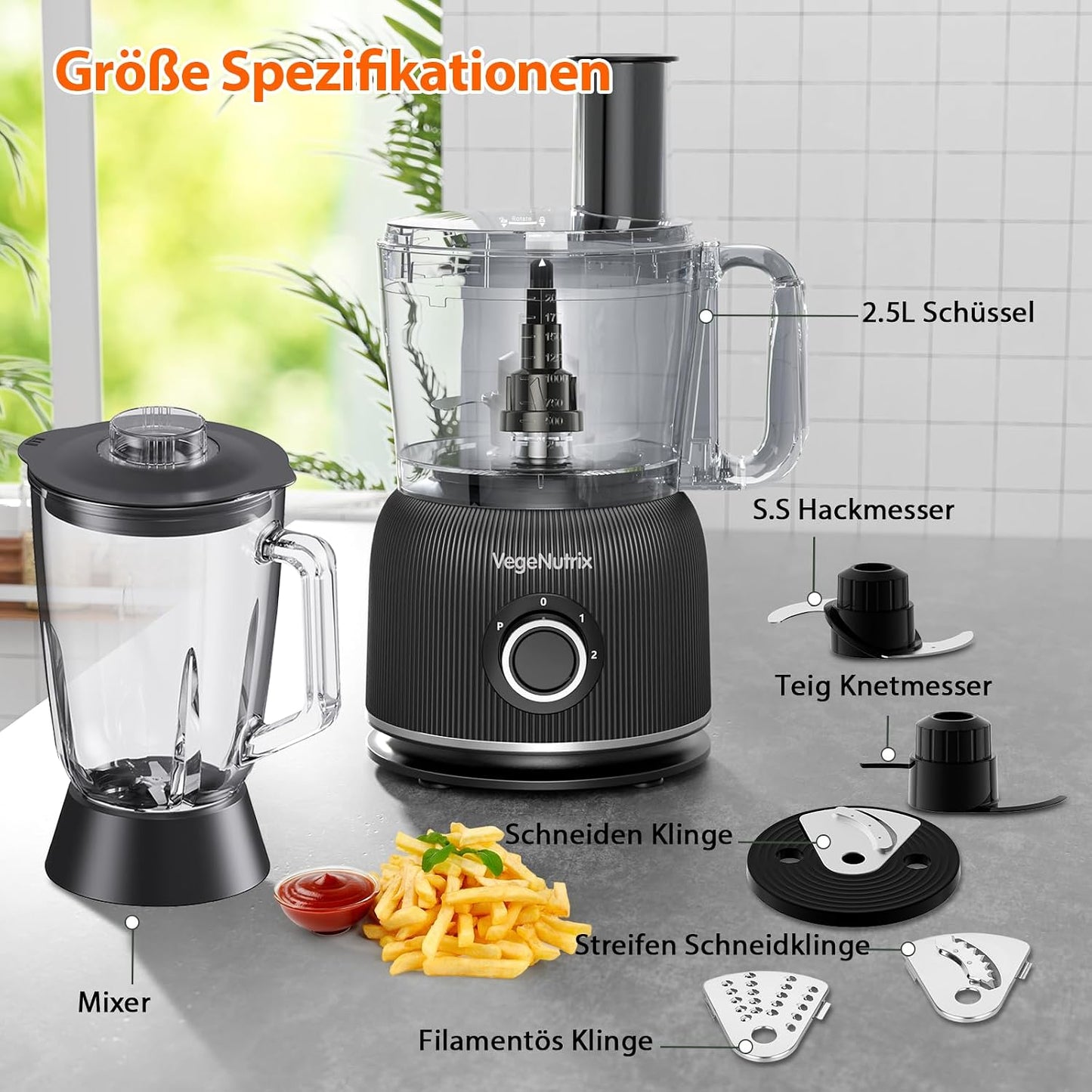Küchenmaschine & Mixer Kombination