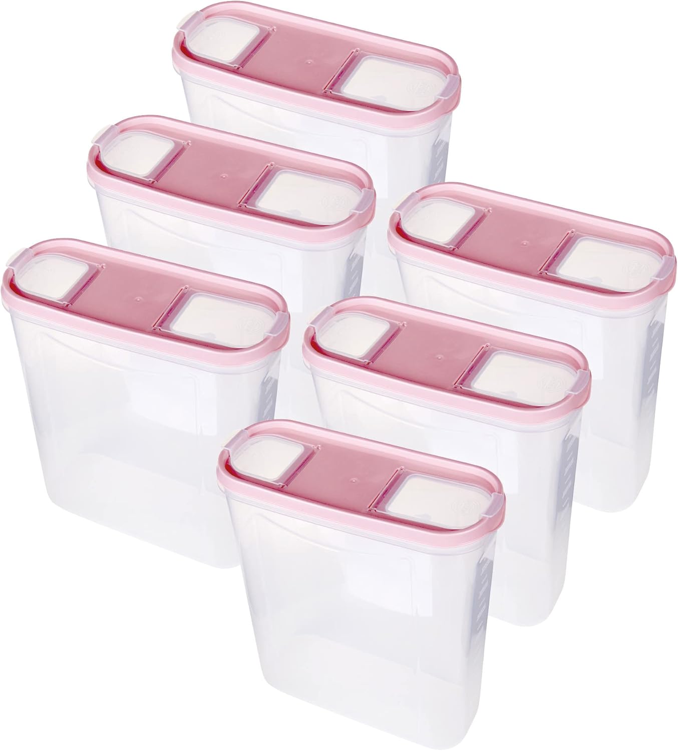 6er- Pack Müslispender-Set, Altrose 6 x 4,5 Liter ( 6 Stück )