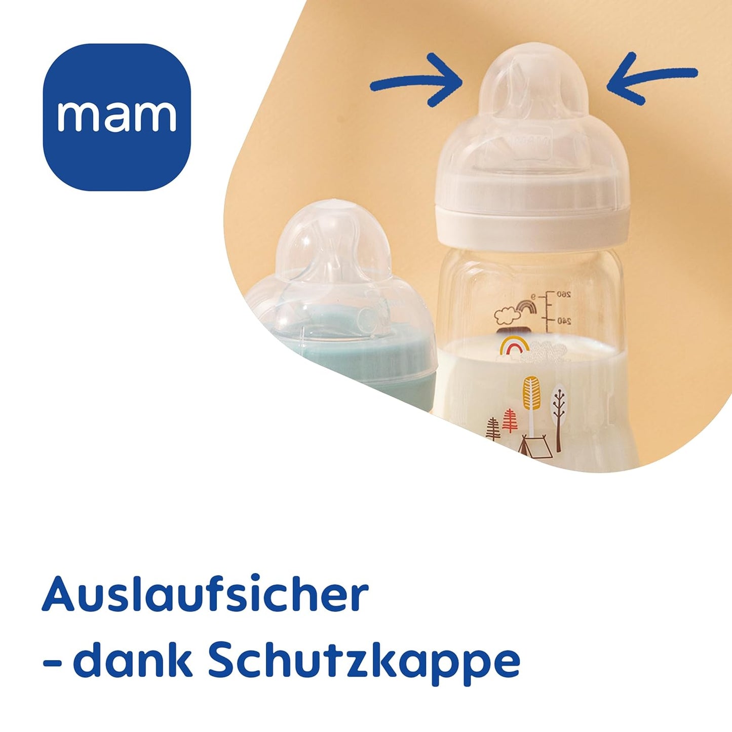 Feel Good Babyflaschen Geschenk-Set, Beige/Robbe/Geschenk-Set 260 Milliliter