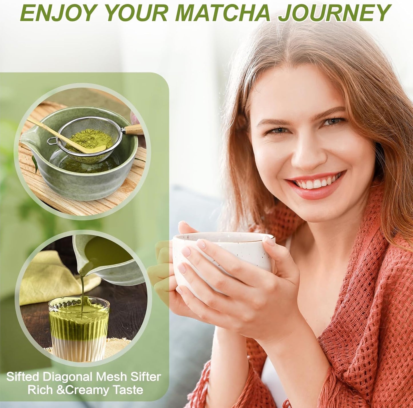 Traditionelles Matcha-Teeset (6-teilig)
