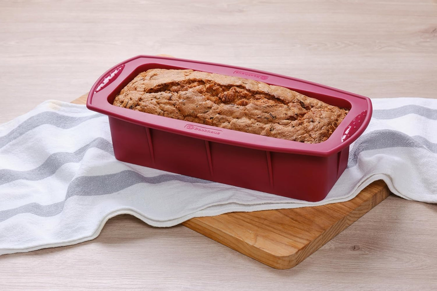 FlexBake Brotbackform, L I 26 X 10 X 7 Cm - Rot