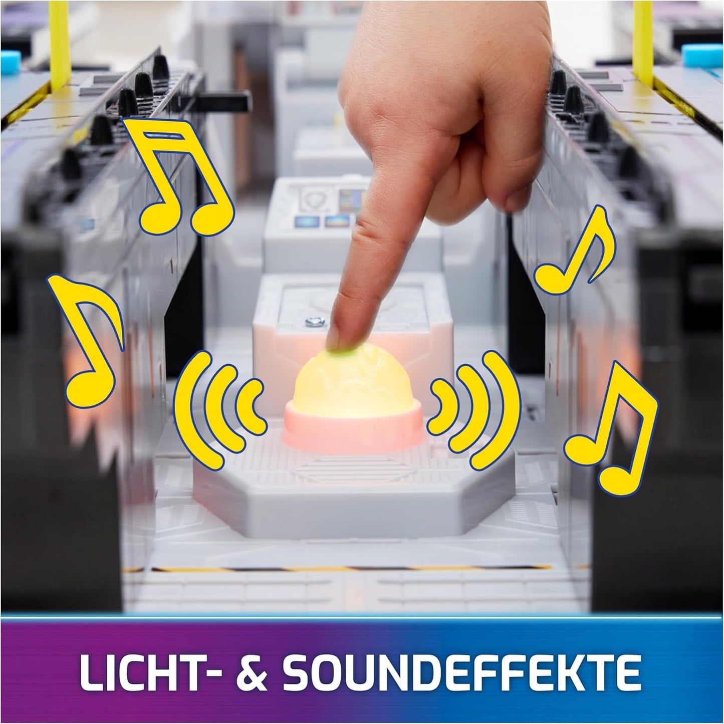 Mighty Kinofilm Hauptquartier Spielset mit Fahrzeug