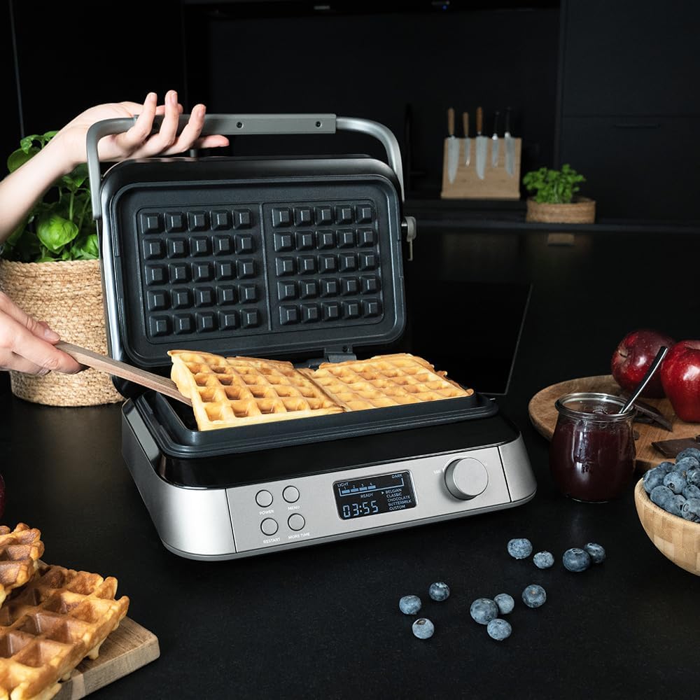 Waffeleisen für Belgische Waffeln mit 5 Programmen, Belgische Waffel