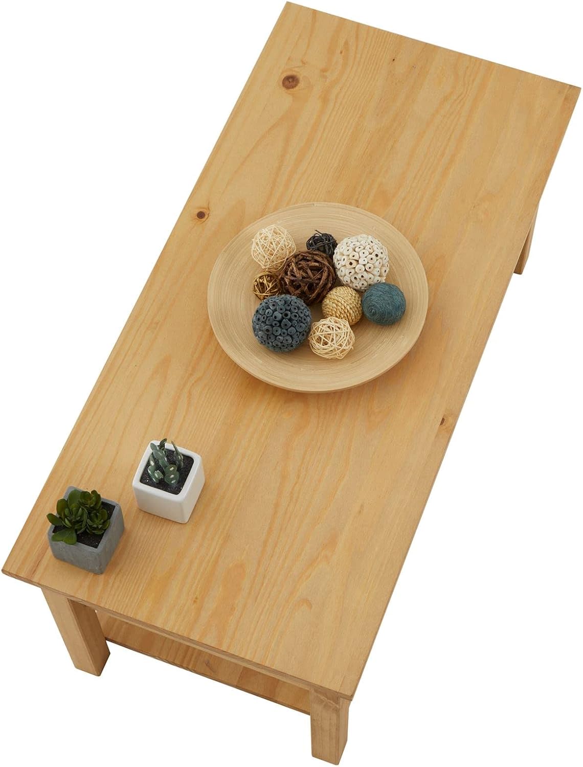 Couchtisch Tequila mit Schubladen im Landhausstil, Braun