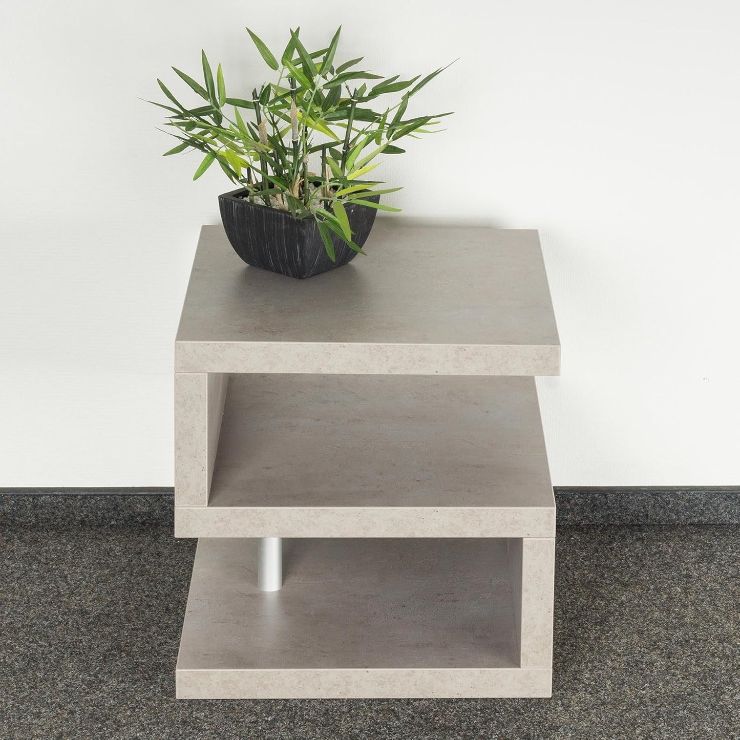 Couchtisch Sigi in Betonoptik (44 x 44 x 44 cm), Betonoptik