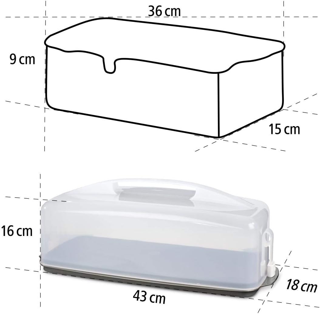Kuchenbox, Kastenkuchen Transportbox