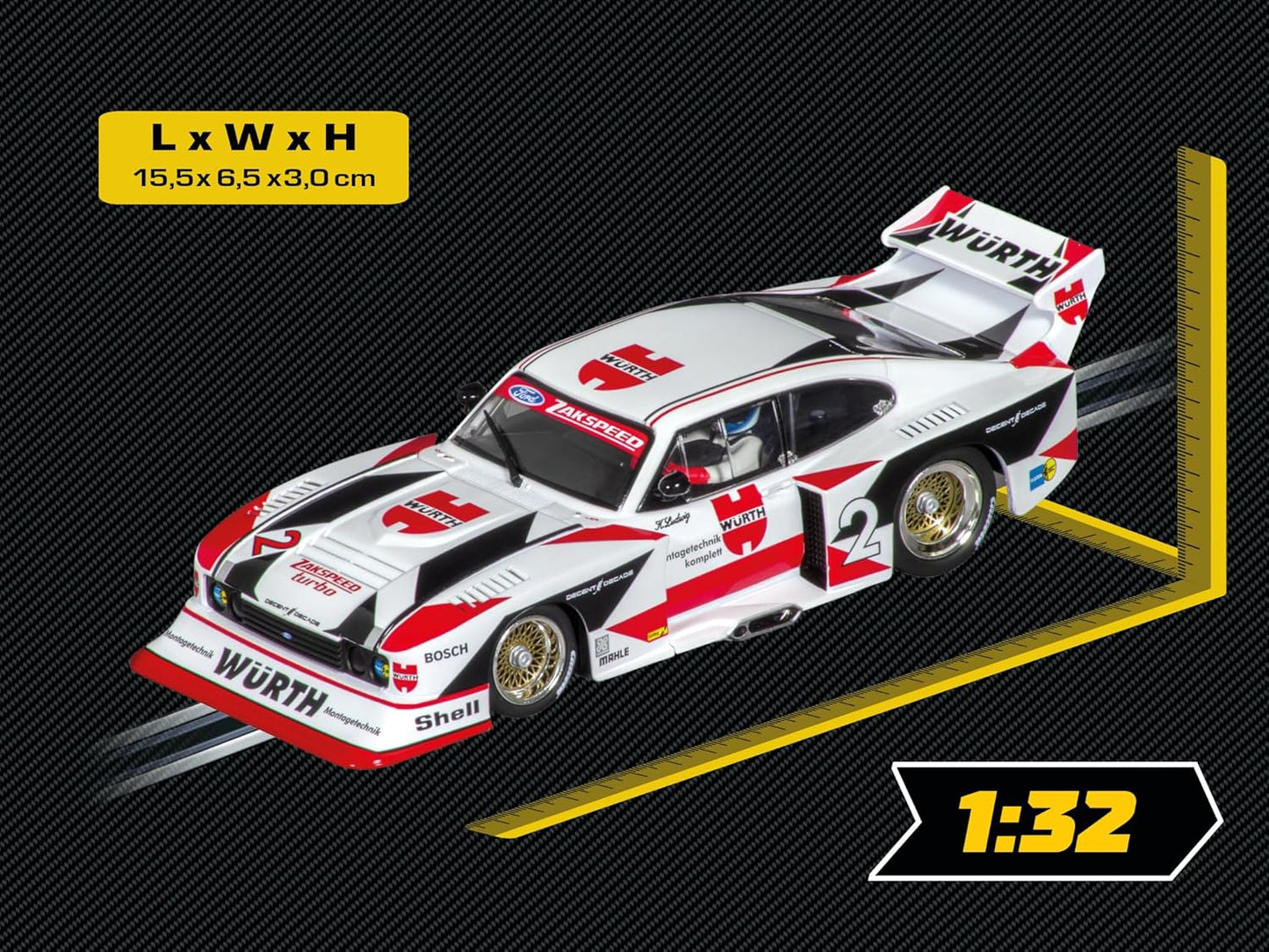 Digital 132 - Ford Capri Zakspeed Turbo Würth-Zakspeed-Team No.2