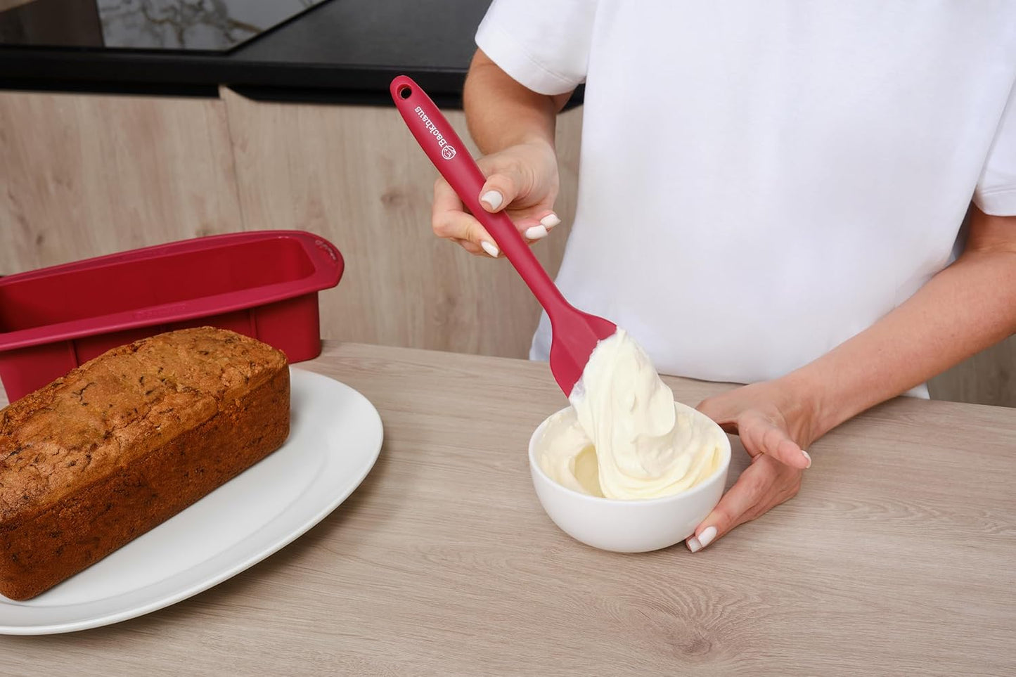 FlexBake Brotbackform, L I 26 X 10 X 7 Cm - Rot