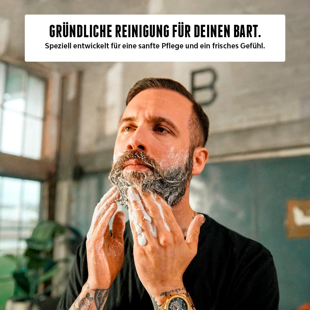 Bartpflege-Set mit Bartöl & Bartshampoo, Bartöl & Bartshampoo Bundle