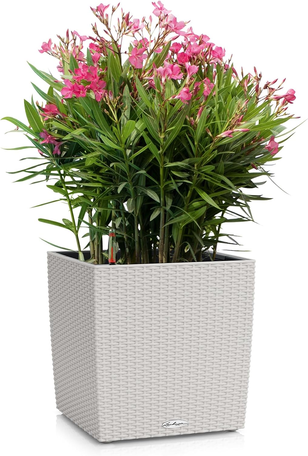 Cube Cottage 30, Pflanzgefäss mit Erd-Bewässerungs-System 29.5 x 29.5 x 30 cm Lichtgrau