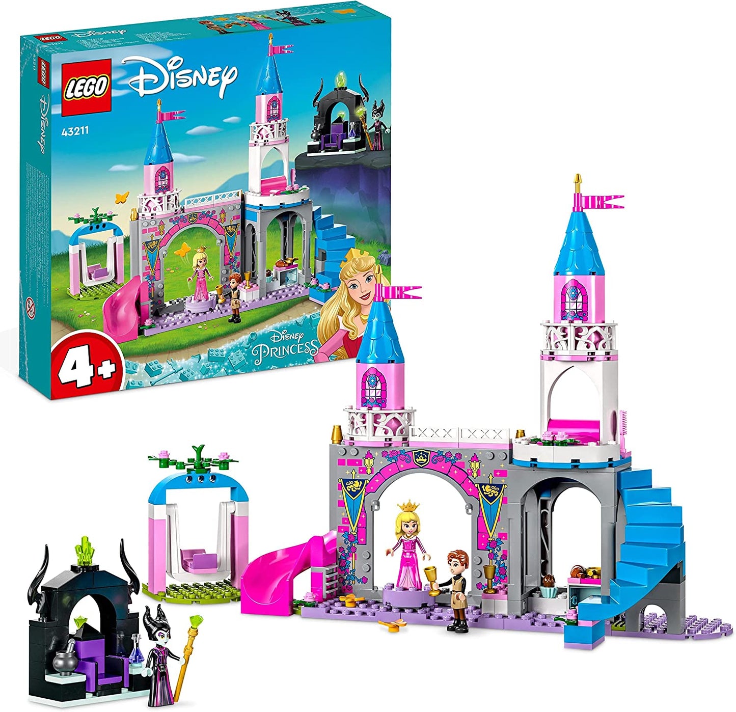 43211 Disney Princess Auroras Schloss, Konstruktionsspielzeug, Spielzeug