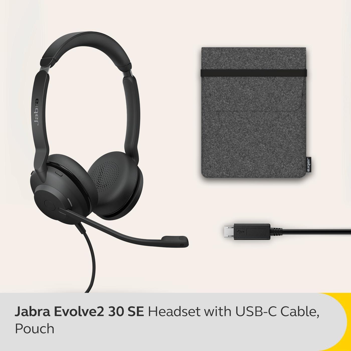 Evolve2 30 SE Stereo-Headset mit Geräuschunterdrückung, Schwarz, Neue Ausgabe, Zweite Auflage, Optimiert für Microsoft Teams
