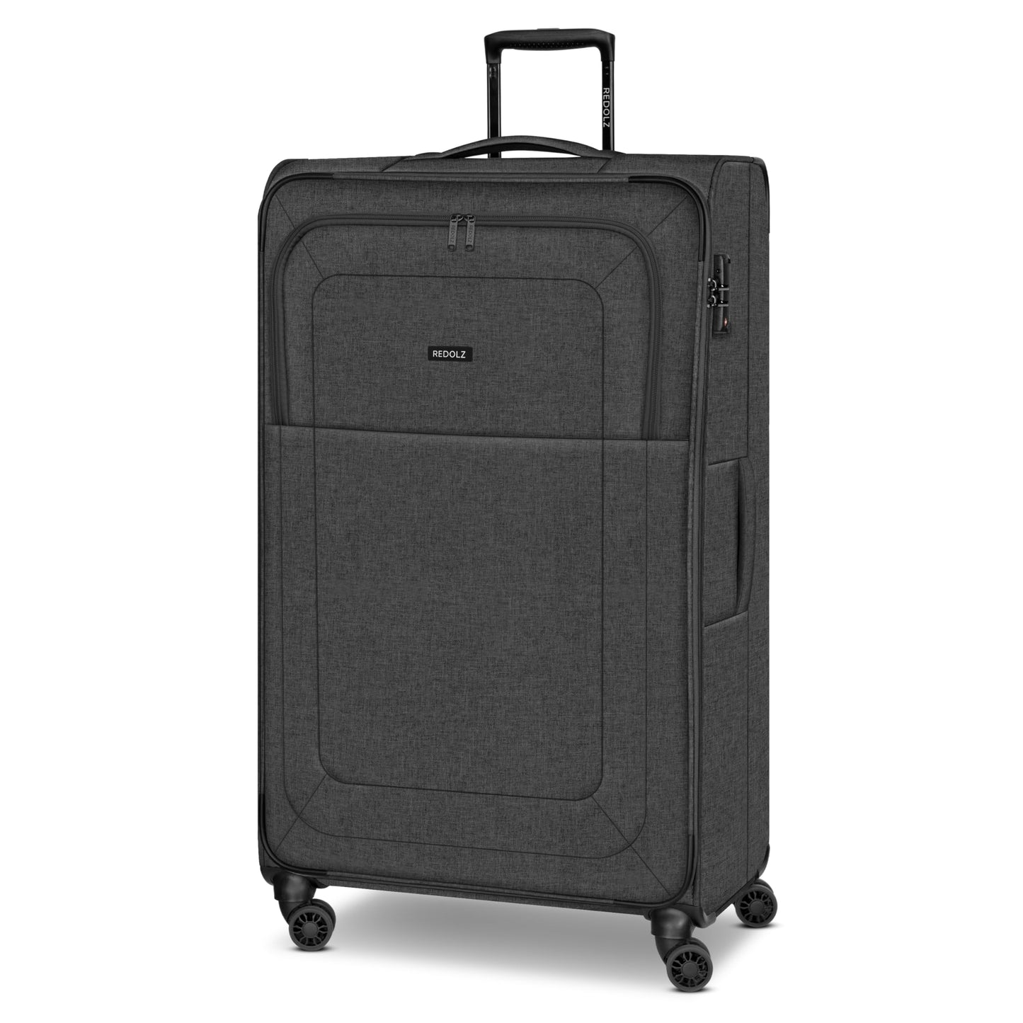 Essentials 4-Rollen-Koffer (XL Sondergrösse) mit TSA-Schloss, Schwarz XL Sondergrösse (90 cm) 4-Rad