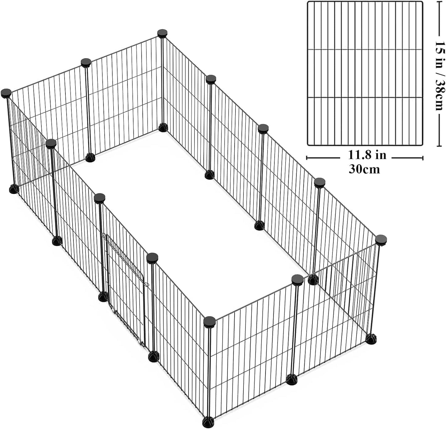 Laufstall für Kleintiere, 30x38 24pcs