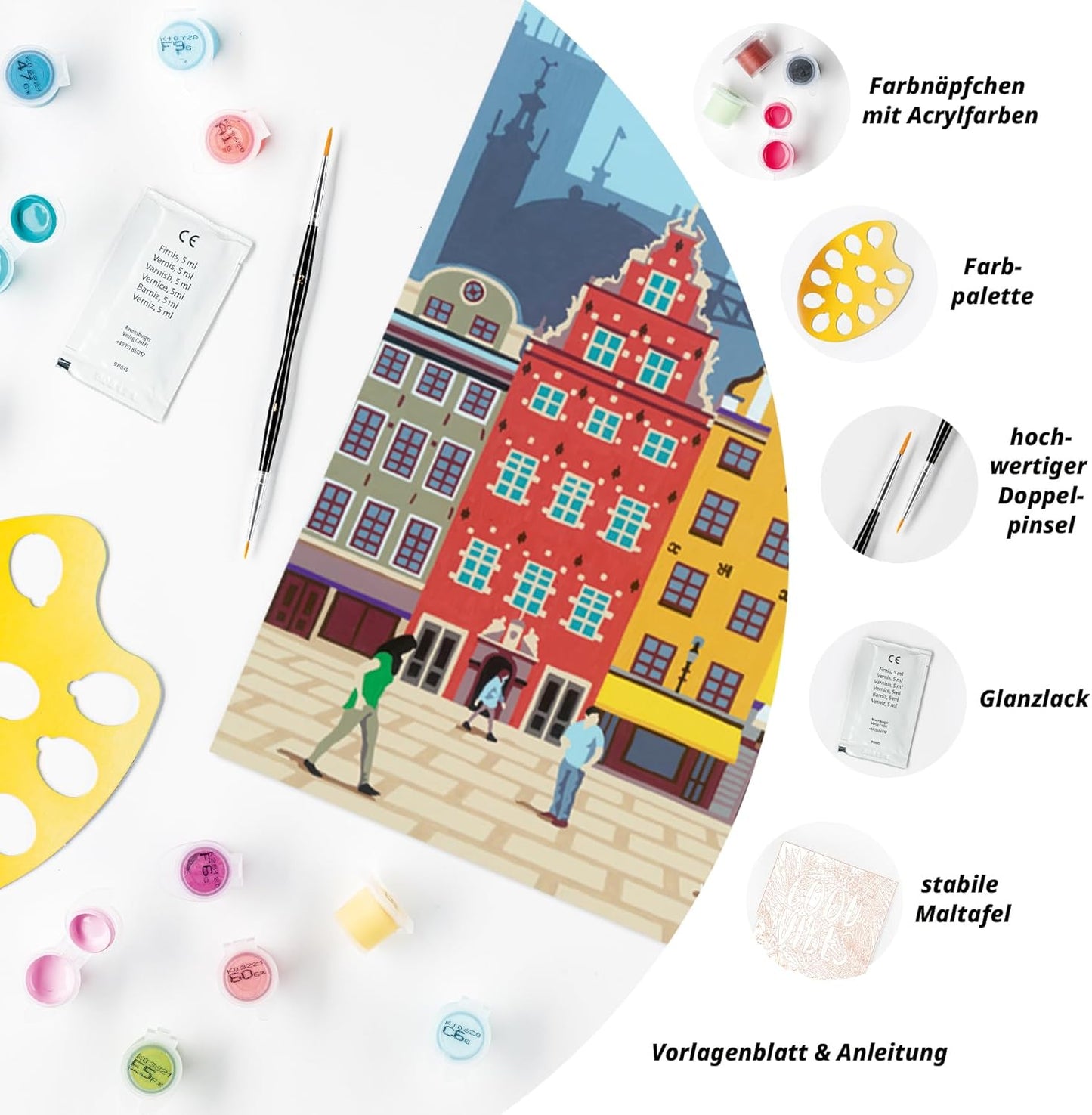CreArt Colourful Stockholm
