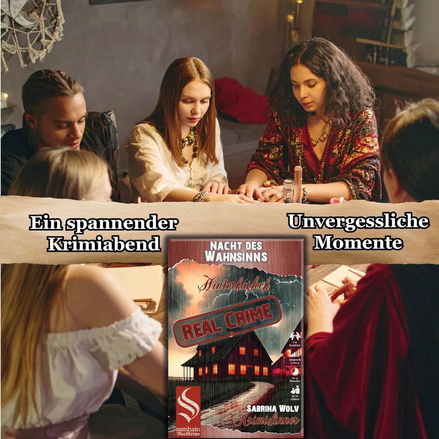 Nacht des Wahnsinns - Real Crime Dinner