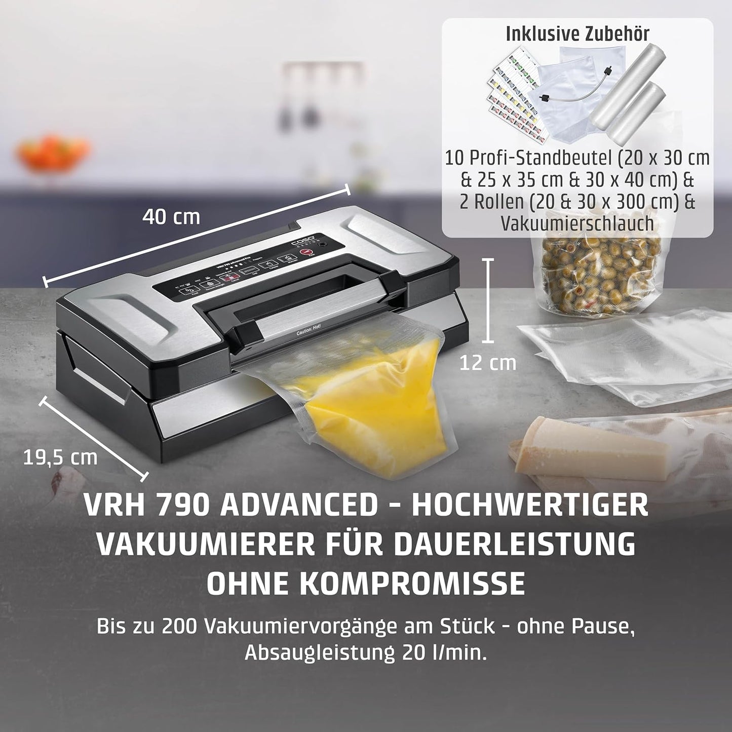 VRH 790 Pro Vacuum, VRH 790 advanced Pro