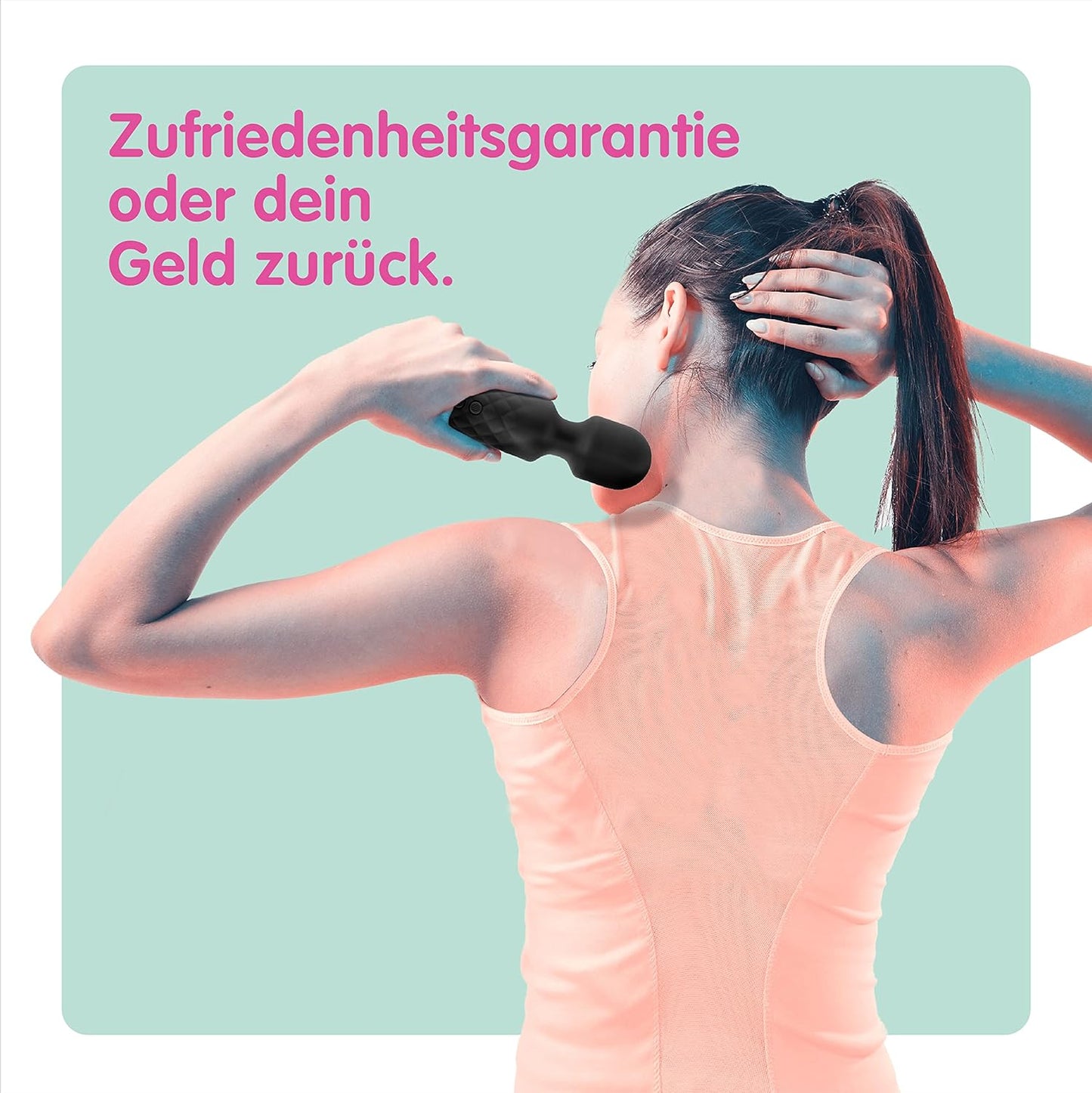 Massagestab, Klein; Schwarz