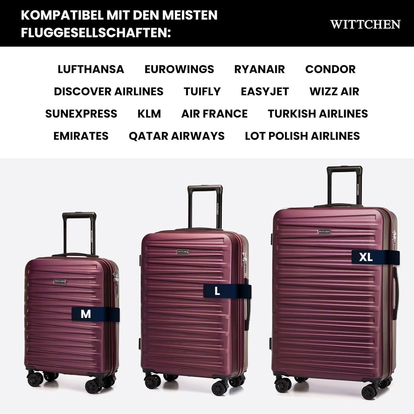 Skyspeed Line Hartschalen-Kabinenkoffer, Handgepäck Kastanienbraun