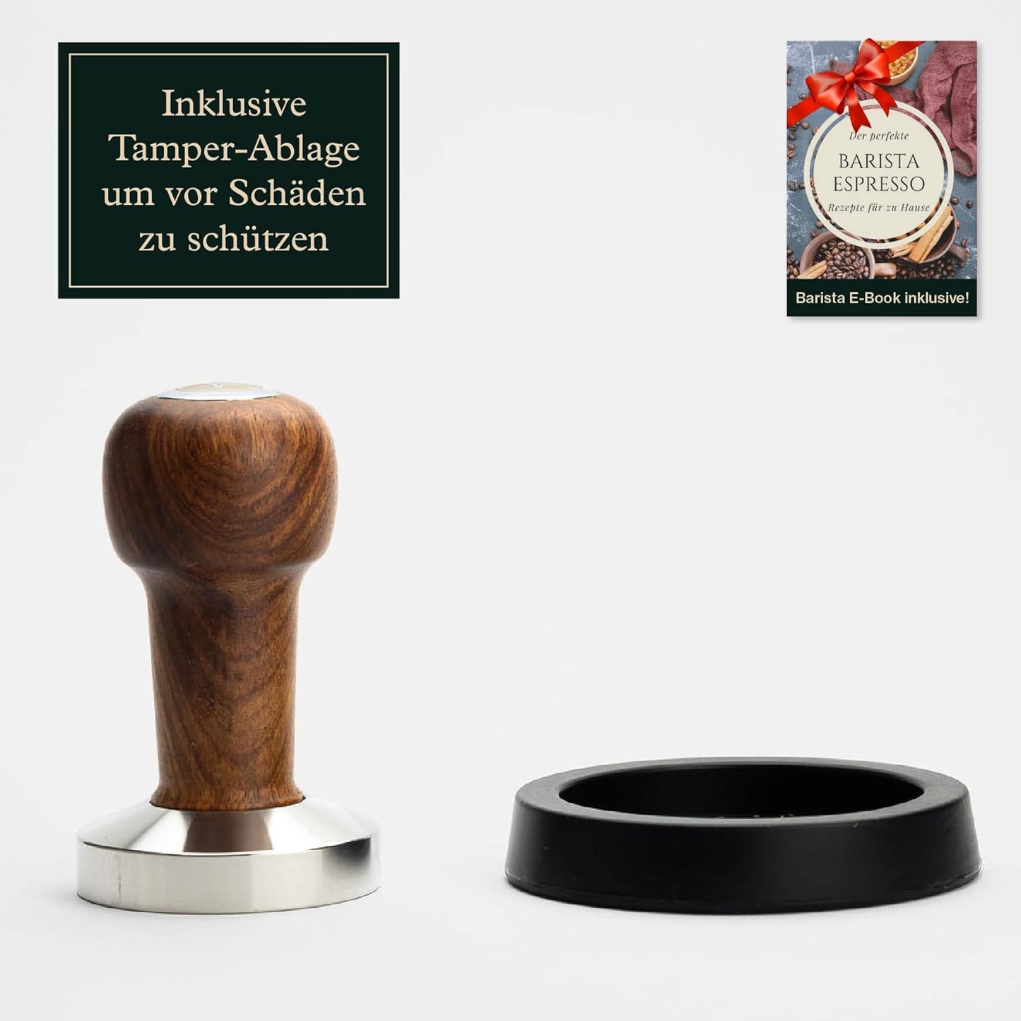 Tamper mit Tamping-Matte, 51 mm, 51mm