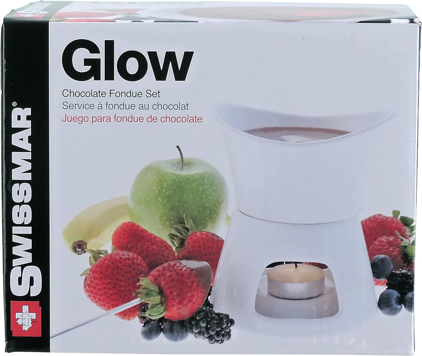 F66322 Glow Schokoladen Fondue Set