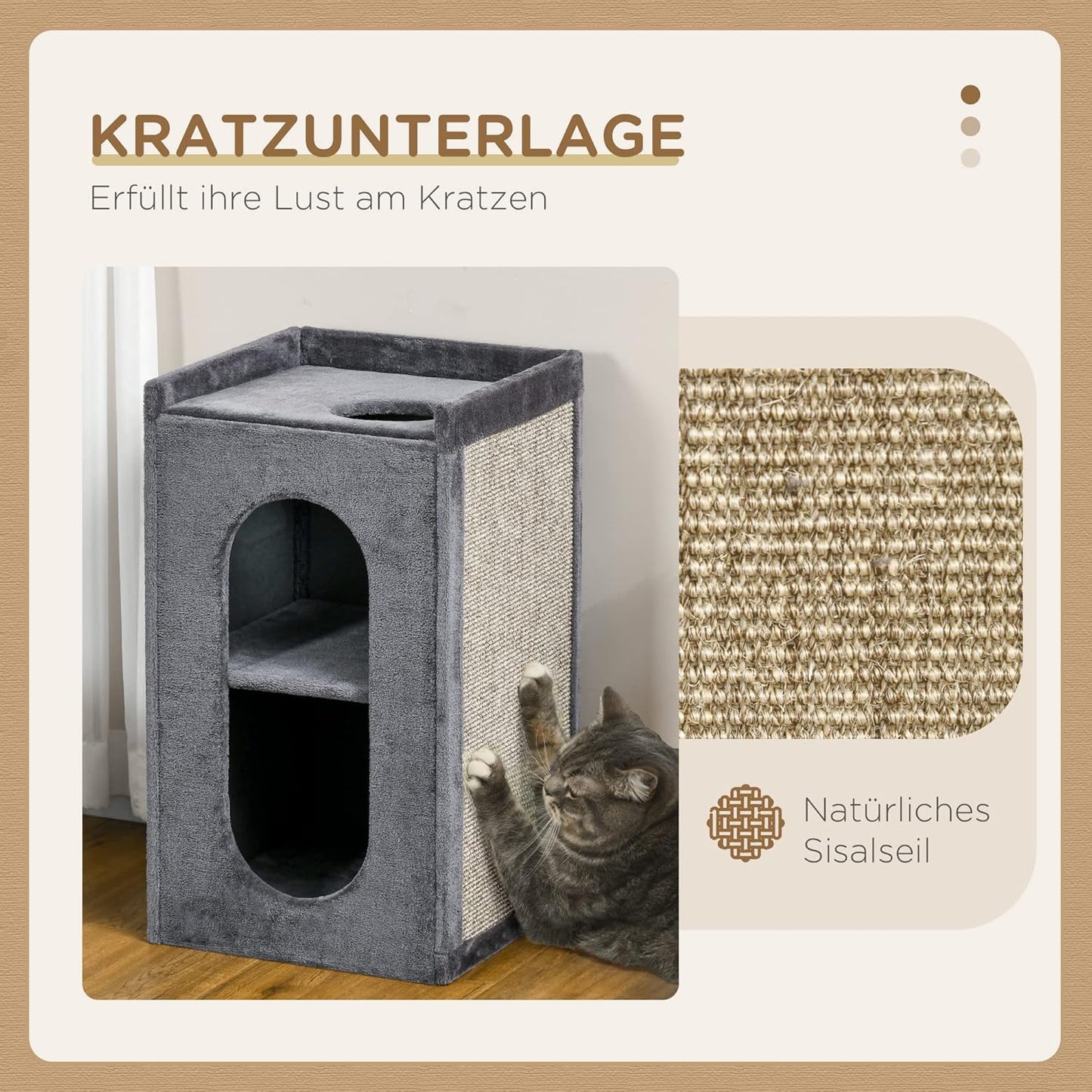 Kratztonne mit Kratzmatte