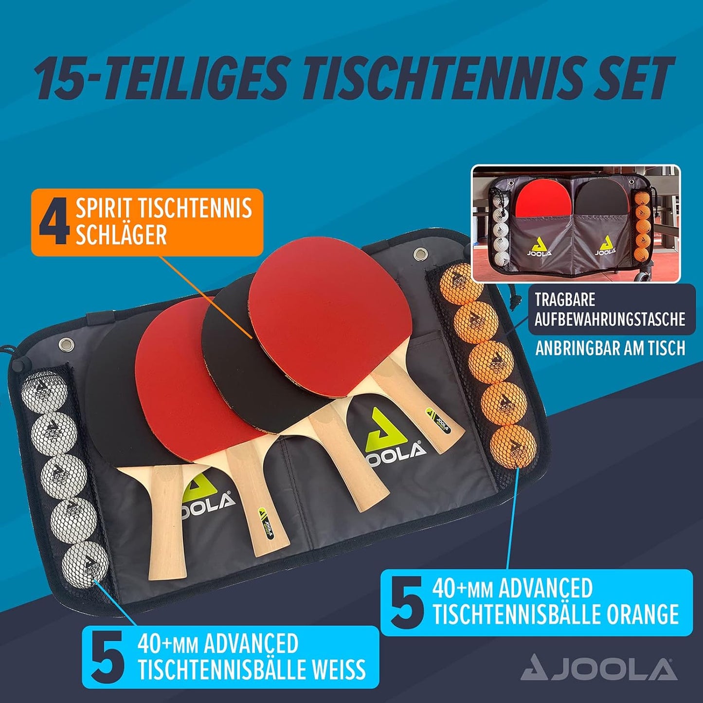 Tischtennis-Set Family, FAMILY, Single